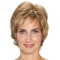 Short Blonde Wavy 10" Lace Front Best Quality Classic Synthetic Women Wigs