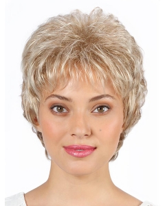 8" Wavy Short Layered Capless Synthetic Women Wigs 8" Wavy Short Layered Capless Synthetic Women Wigs