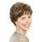 8" Wavy Short Layered Capless Synthetic Wigs For Lady