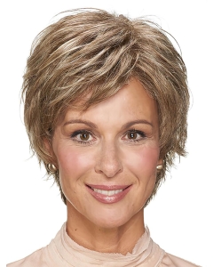 8" Wavy Layered Short Monofilament Synthetic Women Wigs 8" Wavy Layered Short Monofilament Synthetic Women Wigs