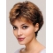 6" Wavy Monofilament Synthetic Layered Short Wigs For Women