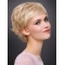 6" Wavy Short Boycuts Monofilament Synthetic Women Wigs