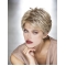 Wavy Blonde 8" Layered Monofilament Short Synthetic Women Wigs