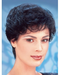 Synthetic Short Wavy Black Capless Synthetic Women Wigs Synthetic Short Wavy Black Capless Synthetic Women Wigs