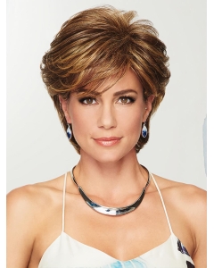 Wavy Short 4" Capless Layered Best Synthetic Women Wigs  Wavy Short 4" Capless Layered Best Synthetic Women Wigs