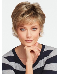 4" Wavy Short Brown Capless  Quality Synthetic Women Wigs  4" Wavy Short Brown Capless  Quality Synthetic Women Wigs