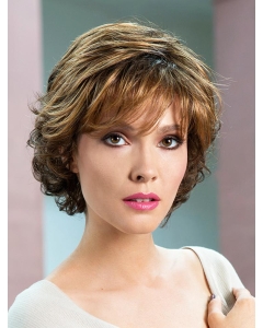 Wavy Brown Short Wavy 8" Soft Lace Front Classic Synthetic Women Wigs Wavy Brown Short Wavy 8" Soft Lace Front Classic Synthetic Women Wigs