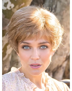 Blonde 8" Boycuts Wavy Short Sassy Monofilament Synthetic Women Wigs Blonde 8" Boycuts Wavy Short Sassy Monofilament Synthetic Women Wigs