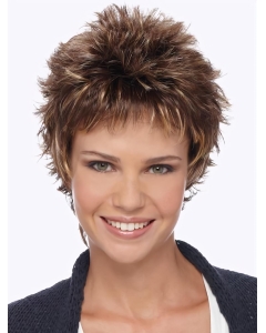 Wavy Short Online Boycuts 6" Capless Synthetic Women Wigs Wavy Short Online Boycuts 6" Capless Synthetic Women Wigs