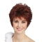 Monofilament Wavy Red 8" Classic Wigs For People With Cancer