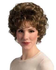 Wavy Short Brown With Bangs Capless Synthetic Women Wigs Wavy Short Brown With Bangs Capless Synthetic Women Wigs