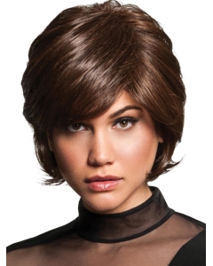 Wavy Brown Short Best Capless Synthetic Women Wigs Wavy Brown Short Best Capless Synthetic Women Wigs