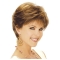 Traditional Brown Wavy Short Capless Classic Synthetic Women Wigs