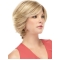 Stylish Blonde Wavy Short Lace Front Remy Human Hair Women Wigs