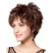  Online Layered Wavy Short Monofilament Synthetic Women Wigs