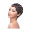 Brown Nice Boycuts Wavy Short Lace Front Synthetic Women Wigs