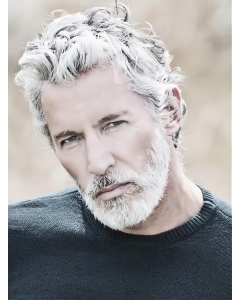 Stylish Wavy Hand Tied Short Human Hair Men Wigs Stylish Wavy Hand Tied Short Human Hair Men Wigs