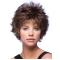 Brown New Layered Wavy Short Capless Synthetic Women Wigs