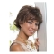 Amazing Wavy Short Brown Layered Lace Front Affordable Human Hair Women Wigs