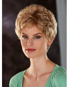 Best Blonde Wavy Short Monofilament Classic Synthetic Women Wigs Best Blonde Wavy Short Monofilament Classic Synthetic Women Wigs