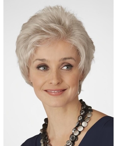 Amazing Short Wavy Lace Front Synthetic Grey Women Wigs Amazing Short Wavy Lace Front Synthetic Grey Women Wigs