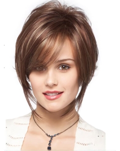 Brown Wavy Short Capless Designed Synthetic Women Bobs  Wigs Brown Wavy Short Capless Designed Synthetic Women Bobs  Wigs