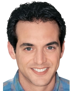 Popular Black Wavy Short Monofilament Human Hair Men Wigs Popular Black Wavy Short Monofilament Human Hair Men Wigs