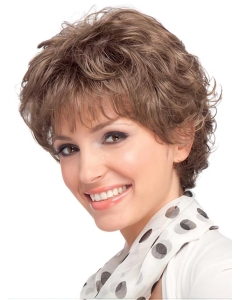 Auburn Wavy Short Capless Synthetic Women Wigs  Auburn Wavy Short Capless Synthetic Women Wigs