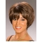 Beautiful Brown Wavy Short Capless Synthetic African American Women Wigs
