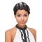 Black Wavy Short Lace Brazilian Remy Human Hair Glamorous  Women Wigs