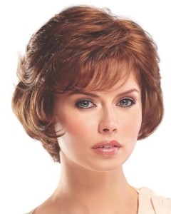 Popular Auburn Wavy Short Capless Classic Synthetic Women Wigs Popular Auburn Wavy Short Capless Classic Synthetic Women Wigs
