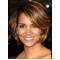  Fun and Feminine Short Layered Wavy Lace Human Hair Women Halle Berry wig