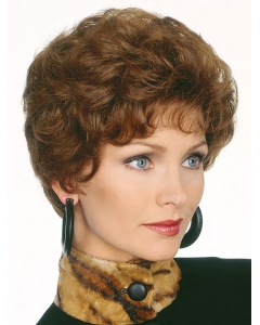 Impressive Brown Wavy Short Capless  Classic Synthetic Women Wigs Impressive Brown Wavy Short Capless  Classic Synthetic Women Wigs