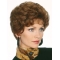 Impressive Brown Wavy Short Capless  Classic Synthetic Women Wigs