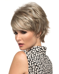 Fabulous Short Wavy Blonde Capless Nice Boycuts Synthetic Women Wigs Fabulous Short Wavy Blonde Capless Nice Boycuts Synthetic Women Wigs