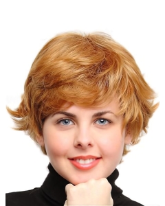 Best Auburn Wavy Short Capless Synthetic Women Wigs Best Auburn Wavy Short Capless Synthetic Women Wigs
