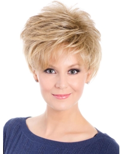 New Design Short Wavy Blonde Layered Capless Fabulous Synthetic Women Wigs New Design Short Wavy Blonde Layered Capless Fabulous Synthetic Women Wigs