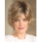 Fashional Short Wavy Blonde New Design Layered Monofilament Synthetic Women Wigs