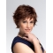 Amazing Short Wavy Auburn Layered Capless High Quality Synthetic Women Wigs