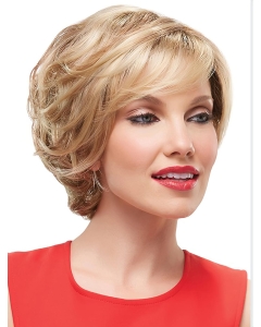 Blonde Wavy Short Monofilament Synthetic Women Wigs Blonde Wavy Short Monofilament Synthetic Women Wigs