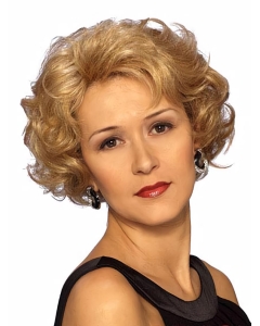 Good Blonde Wavy Short Lace Front Classic Synthetic Women Wigs Good Blonde Wavy Short Lace Front Classic Synthetic Women Wigs