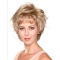 Fashion Blonde Wavy Short Capless Synthetic Women Wigs