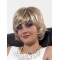 Beautiful Wavy Short Blonde Layered Lace Human Hair Women Wigs