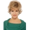 Refined Blonde Wavy Short Capless Classic Synthetic Women Wigs