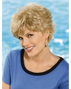 So Great Short Wavy Blonde Layered Capless Beautiful Synthetic Women Wigs So Great Short Wavy Blonde Layered Capless Beautiful Synthetic Women Wigs