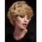 Wonderful Blonde Short Wavy With Bangs New Design Lace Front Synthetic Women Wigs