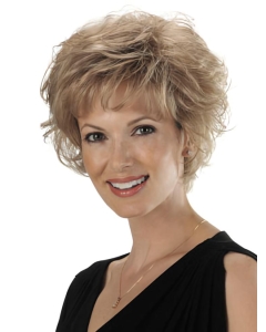 Impressive Blonde Wavy Short Classic Synthetic Women Wigs Impressive Blonde Wavy Short Classic Synthetic Women Wigs