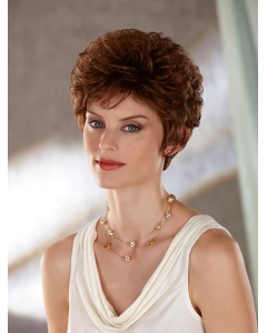 Ideal Auburn Wavy Short Capless Classic Synthetic Women Wigs Ideal Auburn Wavy Short Capless Classic Synthetic Women Wigs