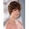 Popular Brown Wavy Short Capless Classic Synthetic Women Wigs