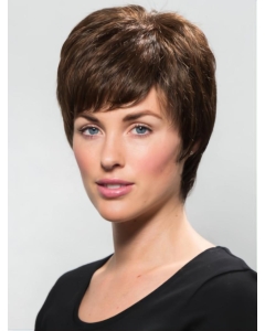 Suitable  Wavy Short Monofilament Synthetic Women Bob Wigs